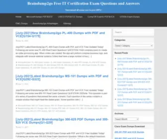 Certforums.net(Braindump2go Free IT Certification Exam Questions and Answers) Screenshot