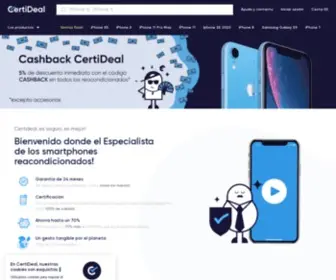 Certideal.es(Iphone reacondicionado) Screenshot