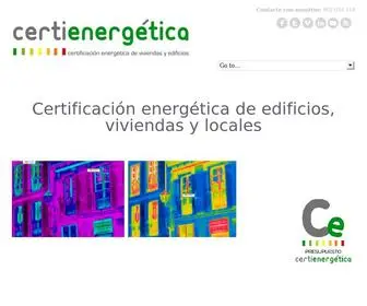 Certienergetica.com(Certienergética) Screenshot