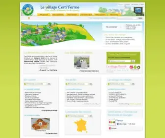 Certiferme.com(Certi'Ferme : le village des éleveurs  des recettes  du jardin  du bien être) Screenshot