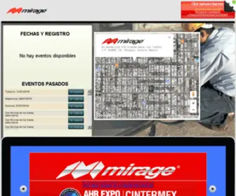 Certificacionmirage.com(Eventos Mirage) Screenshot