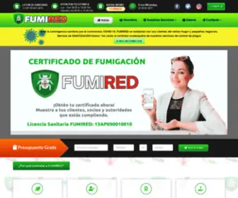 Certificado-DE-Fumigacion.com.mx(Certificados de Fumigación y Sanitización) Screenshot