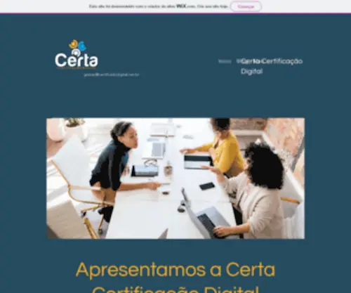 Certificadodigital.net.br(Certificação) Screenshot