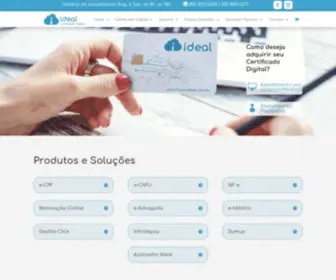 Certificadoideal.com.br(Ideal) Screenshot