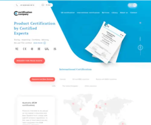 Certification-Company.com(Certification Company) Screenshot