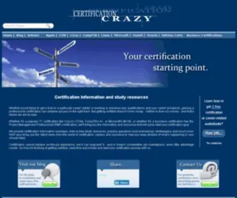 Certification-Crazy.net(Certification Crazy) Screenshot