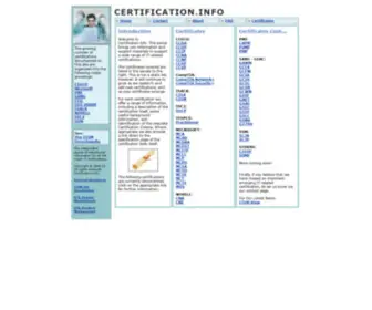 Certification.info(ITIL, SQMF, CISSP, More) Screenshot