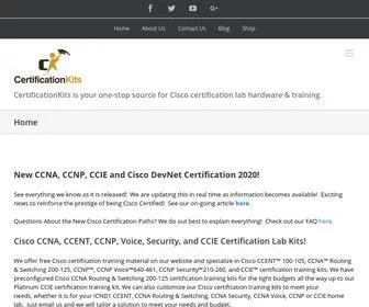 Certificationkits.com(Cisco Certification Kits) Screenshot