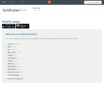 Certificationpath.com(Certification path) Screenshot