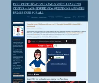 Certificationpdf.com(Pass4itsure) Screenshot