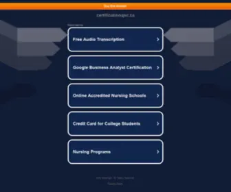 CertificationqSC.ca(Accueil) Screenshot