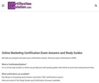 Certificationsolution.com(Google AdWords) Screenshot