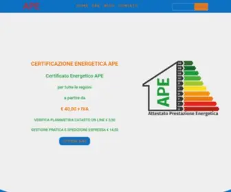 Certificazione-Energetica-Ape.it(Certificazione Energetica APE) Screenshot