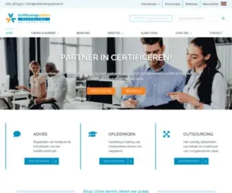 Certificeringsadvies.nl(CertificeringsAdvies Nederland) Screenshot