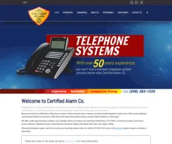 Certified-Alarm.com(Certified Alarm Co) Screenshot