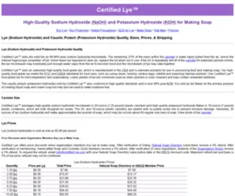Certified-Lye.com(Certified Lye) Screenshot