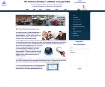 Certifiedautoappraisers.com(Certified Auto Appraisers) Screenshot