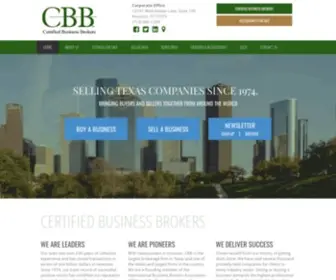 Certifiedbb.com(Business Brokers in Houston and Austin) Screenshot