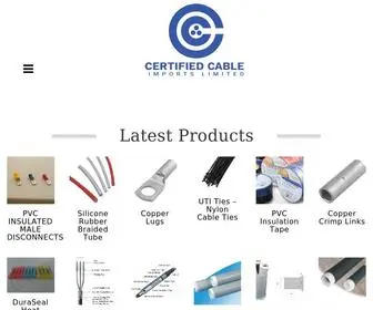 Certifiedcableimports.co.nz(Cable And Connectors Supplier In NZ) Screenshot