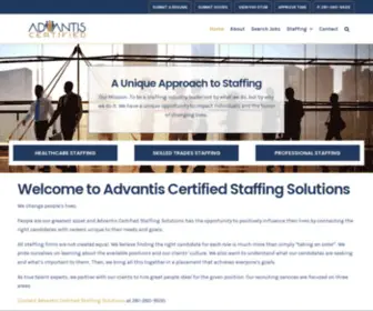 Certified.com(Advantis Certified Staffing Solutions) Screenshot