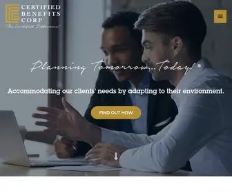 Certifieddifference.com(Certified Benefits Corp) Screenshot