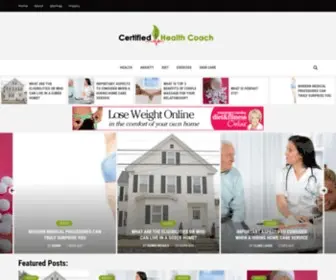 Certifiedhealthcoach.net(Health Blog) Screenshot