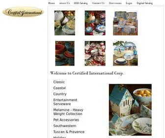 Certifiedinternational.com(Certifiedinternational) Screenshot
