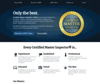 Certifiedmasterinspector.org(Certified Master Inspector®) Screenshot