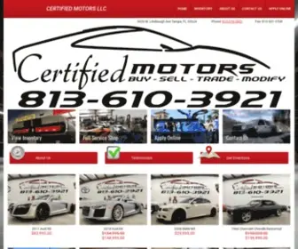 Certifiedmotorsllc.com(Certifiedmotorsllc) Screenshot