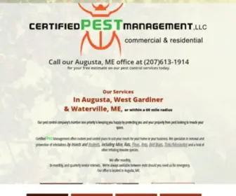 Certifiedpestmanagementsolutions.com(Certified Pest Management Solutions) Screenshot