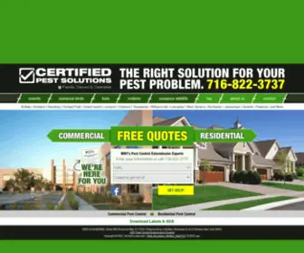 Certifiedpestsolutionsinc.com(Certified Pest Solutions) Screenshot