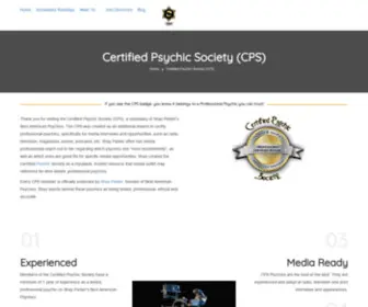 Certifiedpsychicsociety.org(Certified Psychic Society) Screenshot