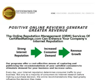 Certifiedratings.com(Certified Ratings) Screenshot