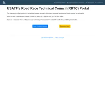 Certifiedroadraces.com(USATF) Screenshot