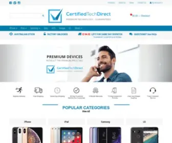 Certifiedtechdirect.com(Cheap Unlocked Mobile Phones) Screenshot