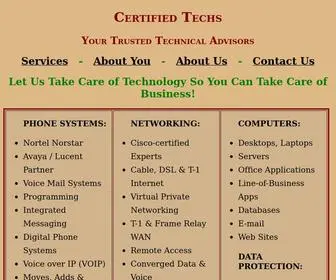 Certifiedtechs.com(PHONE SYSTEMS) Screenshot