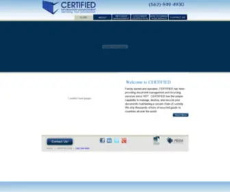 Certifiedusa.net(Information Management) Screenshot