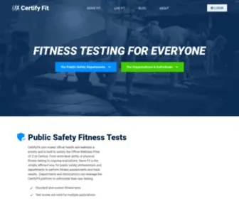 Certifyfit.com(Certify Fit) Screenshot