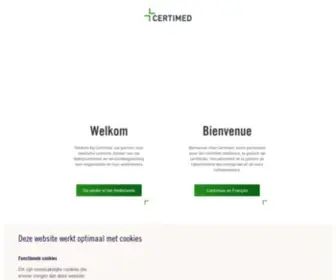 Certimed.be(Certimed) Screenshot