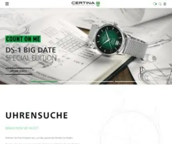 Certina.ch(Certina watches) Screenshot