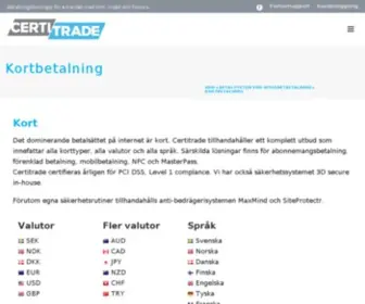 Certitrade.org(Betalväxel) Screenshot