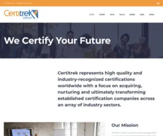 Certitrek.com(Certitrek) Screenshot