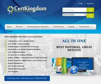 Certkingdom.com(MCITP Certification) Screenshot