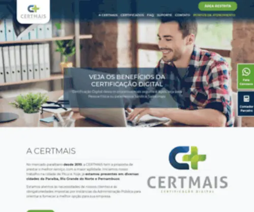 Certmais.com.br(Certificação Digital) Screenshot