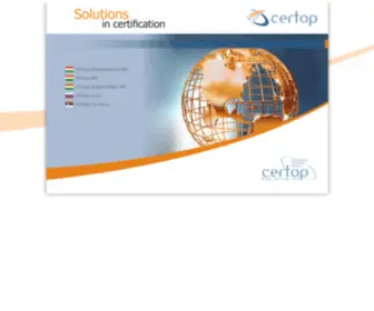 Certop.com(Solutions in certification) Screenshot