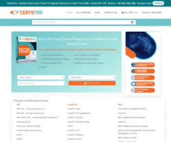 Certsfire.com(CertsFire) Screenshot