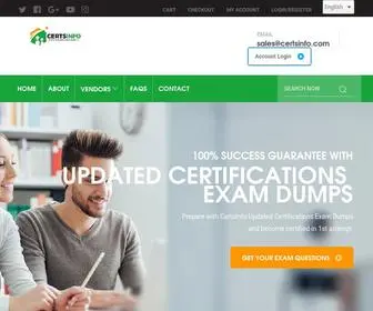 Certsinfo.com(Get 100% updated certification exam dumps) Screenshot