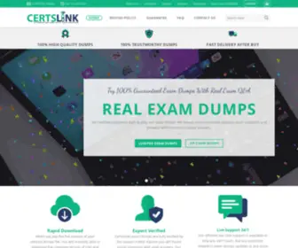 Certslink.com(Get 100% Up) Screenshot