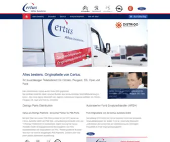 Certus-Autoteile.de(Certus Autoteile) Screenshot