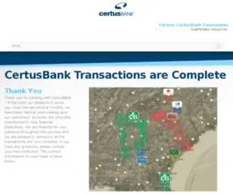 Certusbank.com(certusbank) Screenshot